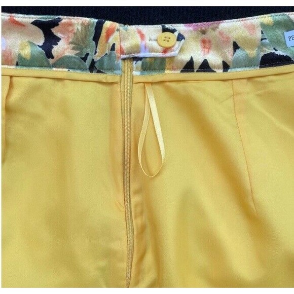 Peacebird Mini Skirt Sunflower Velvet Lined Hippie Boho Chinese Floral Small NEW - Picture 6 of 11